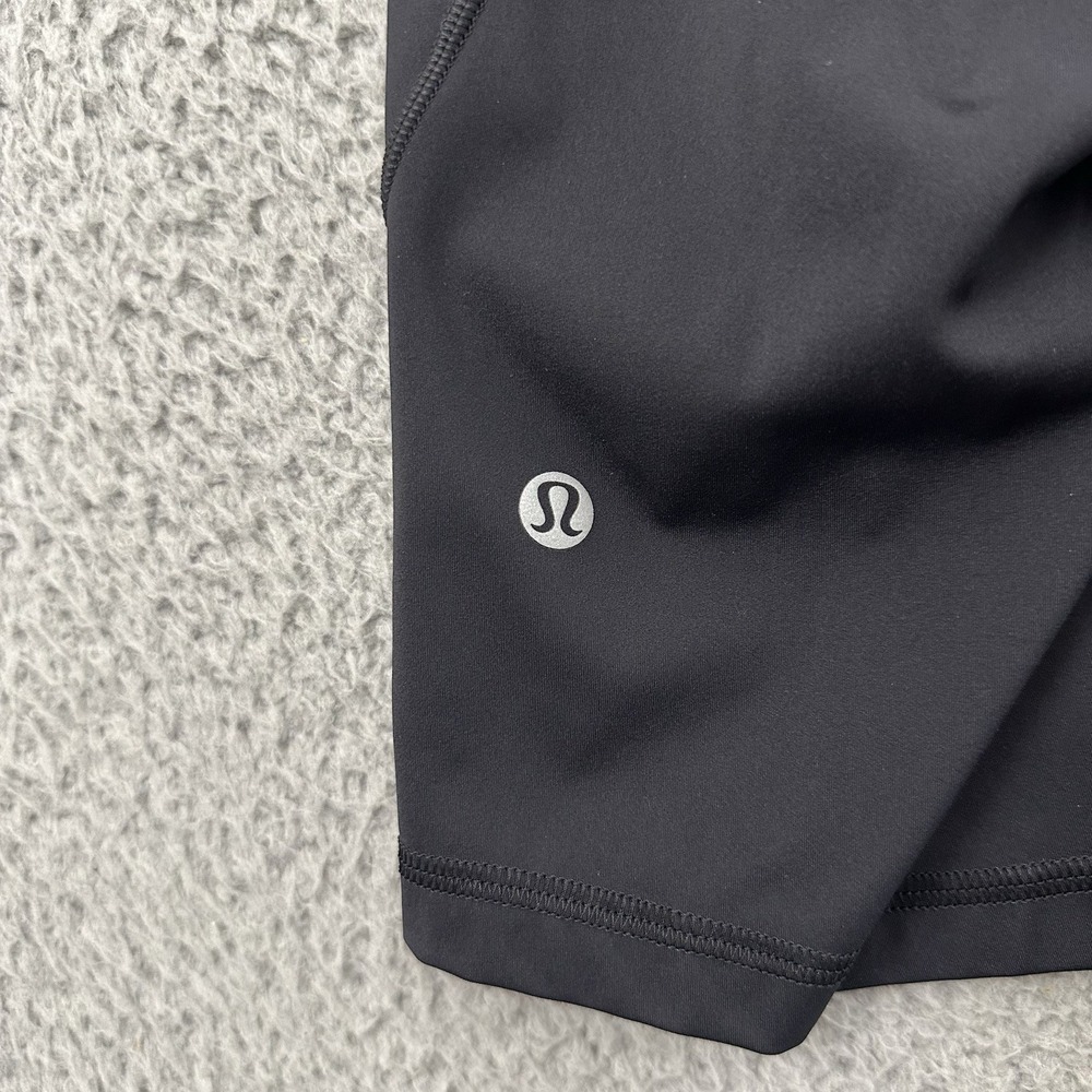 Lululemon Fast Free Shorts 8" Non Reflective Black Athletic Biker Women's 2 - Picture 3 of 8